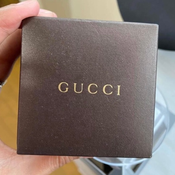 GUCCI GG 18KT GOLD RING STAMPED AU 750 SIZE 7 US - Picture 8 of 8